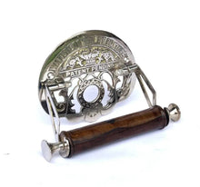 Load image into Gallery viewer, Antique Style Toilet Roll Holder Nickle Chrome Retro Vintage