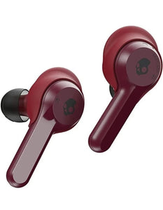 Refurbished Skullcandy Indy Evo In-Ear True Wireless Headphones IP55 Ear Buds - Deep Red