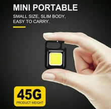 Load image into Gallery viewer, Mini Led 800 Lum USB Rechargeable COB KeyRing Torch