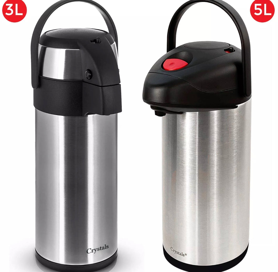 Tea or Coffee Vacuum Air Pot Flask
