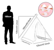 Load image into Gallery viewer, Kids Teepee Tent Canvas Indian Wigwam