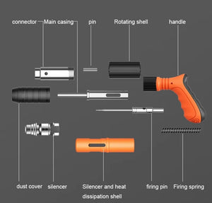 Mini Nail Gun Manual Air Nailer with 4 Gears