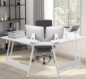 L Shaped Computer Desk Home Office Writing Workstation Corner Desk