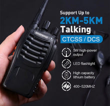 Load image into Gallery viewer, 2 x Radio Walkie Talkies Baofeng BF-88E 400-470MHz 2 Way