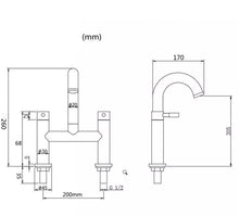 Load image into Gallery viewer, Chrome Kitchen Sink Mixer Tap Faucet