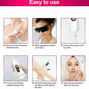 Laser Hair Removal Machine IPL Permanent Painless Epilator Body Facial