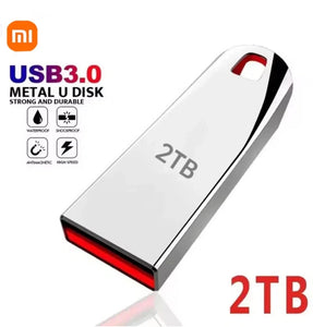 2TB USB 3.0 Memory Stick Metal Flash Pen Drive Data Storage