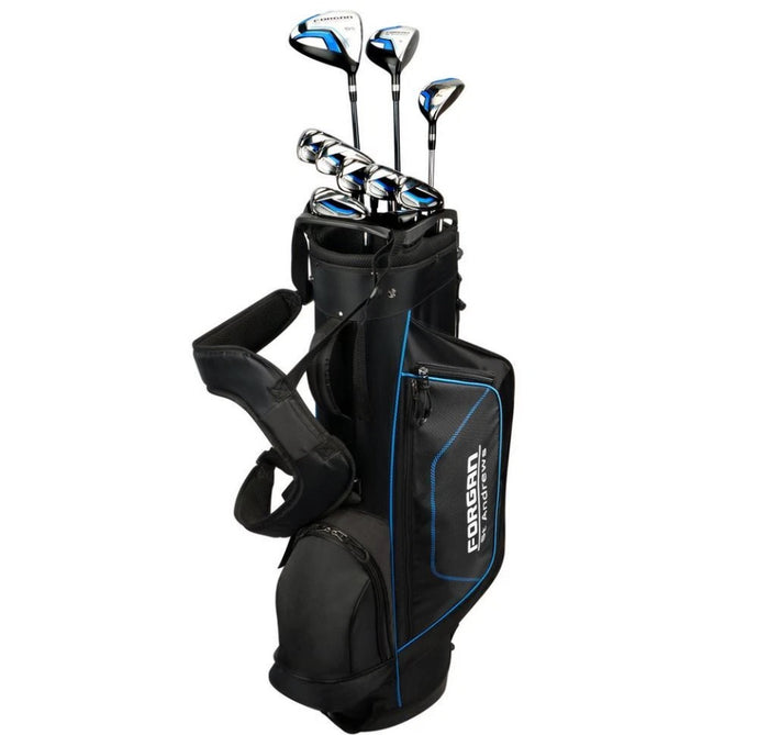 Forgan F200 Golf Clubs Set with Bag, Graphite/Steel, Regular, Mens Right Hand