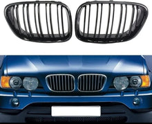 Load image into Gallery viewer, Gloss Black Kidney Grill For BMW X5 E53 Pre-Facelift 1999-2003