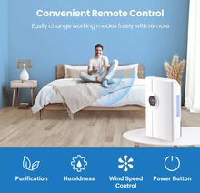 Load image into Gallery viewer, 2.2L Dehumidifier Portable Quiet Home Air Dryer