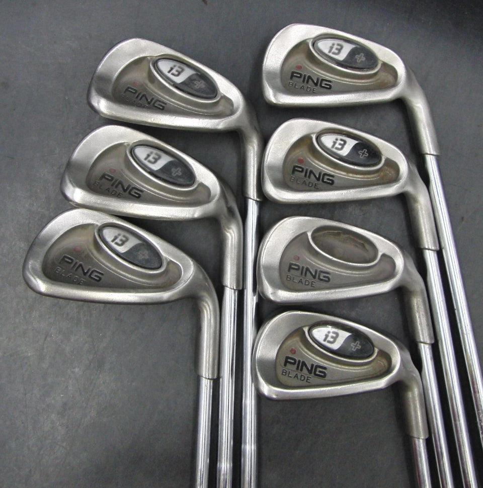Ping i3+ Red Dot Irons 4-PW Regular Steel Shafts (6i Missing Badge)