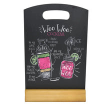 Load image into Gallery viewer, Hand Held Table Top Menu Blackboard Specials Board with Base
