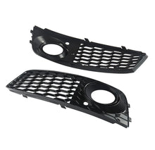 Load image into Gallery viewer, 2x Black Honeycomb Mesh Auto Car Fog Light Grilles Cover For Audi A4 B8 09-2012