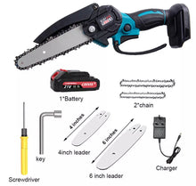 Load image into Gallery viewer, Cordless Mini Chainsaw Wood Cutter Saw