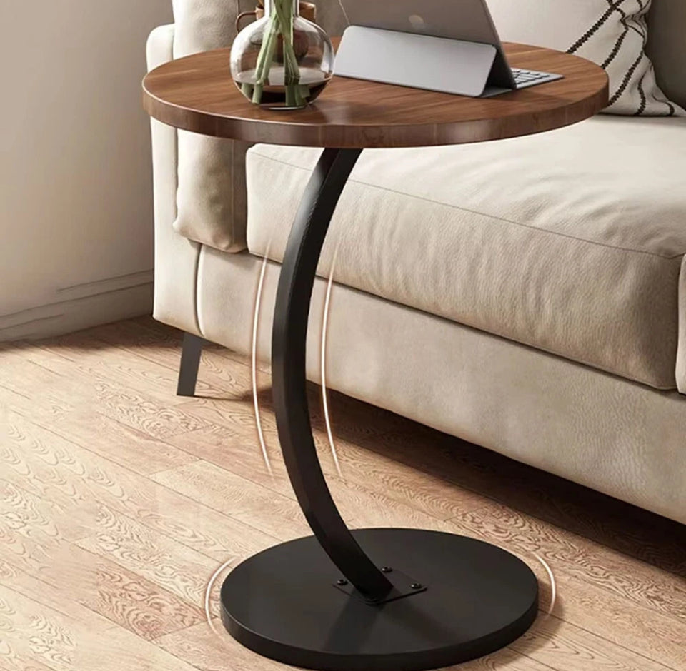 Side Table C Shaped Sofa End Coffee Table