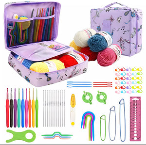 Beginner’s Crochet Kit Ergonomic Set • 109PCS
