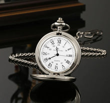 Load image into Gallery viewer, Personalised Pocket Watch &quot;To MY SON&quot; Quartz Watch with Chain