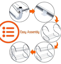 Load image into Gallery viewer, 2 Tier Dish Drainer Rack Holder With Drip Tray