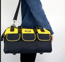 Load image into Gallery viewer, 20&quot; Tool Bag Multifunctional Heavy Duty Hard Base