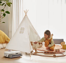 Load image into Gallery viewer, Kids Teepee Tent Canvas Indian Wigwam