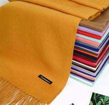 Load image into Gallery viewer, New Cashmere Blend Scarf in 10 Different Colours