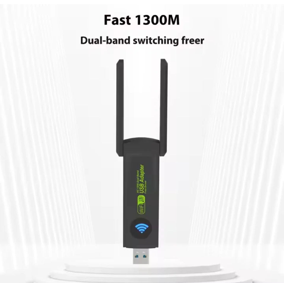 Wireless WiFi Network Adapter 1300Mbps – valu 2u