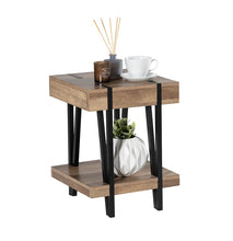 Load image into Gallery viewer, Contemporary Coffee Side Table with Metal Legs