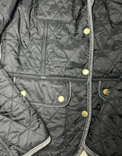 Load image into Gallery viewer, Barbour International Fur Lined Quilted Jacket Womens Ladies Size 10