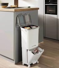 Load image into Gallery viewer, Kitchen Rubbish Waste Recycling Bin Dual Multi Compartment