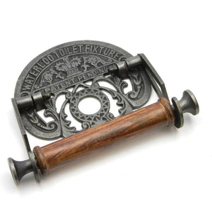Cast Iron Retro Vintage Rustic Toilet Roll Holder