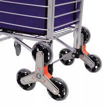 Load image into Gallery viewer, Portable Folding Shopping Trolley • Stair Climbing with Ease