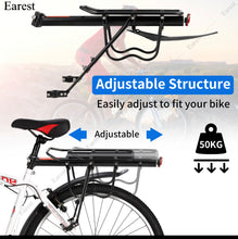 Load image into Gallery viewer, Bike Rear Bicycle Pannier Rack Quick Release Luggage Carrier &amp; Fender