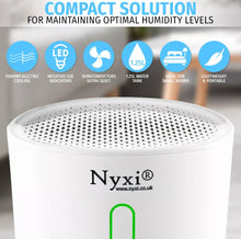 Load image into Gallery viewer, 1.25L Dehumidifier for Home Condensation Moisture with Timer Silent