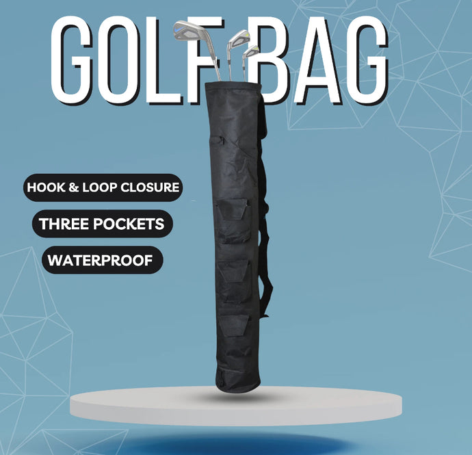 Pencil Golf Bag Lightweight with Three Pockets 34”x 5”