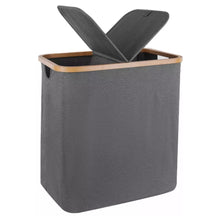 Load image into Gallery viewer, 145L Large Laundry Basket Foldable 2 Compartment