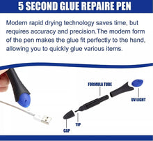 Load image into Gallery viewer, UV Light Glass Plastic Welding Glue Repair Pen