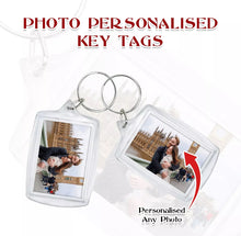 Load image into Gallery viewer, Personalised Keyring Your Own Photo Logo Text Customised