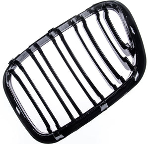 Gloss Black Kidney Grill For BMW X5 E53 Pre-Facelift 1999-2003