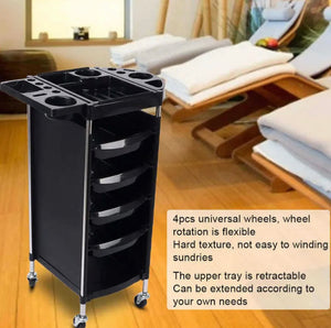 4 Drawer Salon Trolley Hairdresser, Beauty, Barber, Rolling Cart