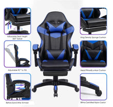Load image into Gallery viewer, Gaming Chair Office Reclining Chair with Footrest
