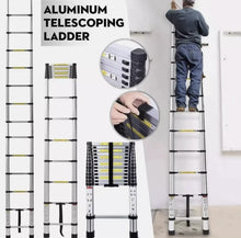 Load image into Gallery viewer, 4.5 Metre Telescopic Ladder 15ft Aluminium Ladders