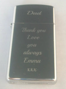 Personalised Lighter Photo Logo Message Name