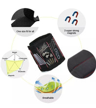 Load image into Gallery viewer, Magnetic Wristband Toolkit Wrist Band Tool Storage Bracelet Screw Holder Belt