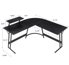 Load image into Gallery viewer, L Shaped Computer Desk Home Office Writing Workstation Corner Desk