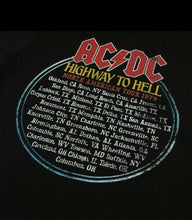Load image into Gallery viewer, AC/DC Mens T-shirt Highway To Hell Tour 79 Black S-XXL Official ACDC