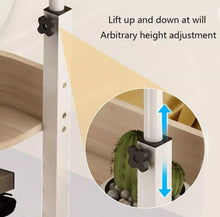 Load image into Gallery viewer, Height Adjustable Overbed Table Over Bed Computer Desk