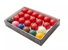 Load image into Gallery viewer, Pool Ball Set 16Pcs Spots And Stripes or Yellow and Reds 2” Full Size