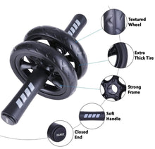 Load image into Gallery viewer, Ab Roller Wheel Knee Roll Abs Abdominal Exercise Fitness Gym Strength Training