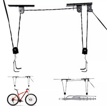 Load image into Gallery viewer, 20KG Bicycle Bike Ceiling Hanger Lift Pulley Hoist Garage Rack