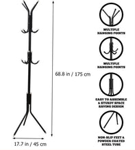 Load image into Gallery viewer, Metal Coat Umbrella Stand Garment Rack